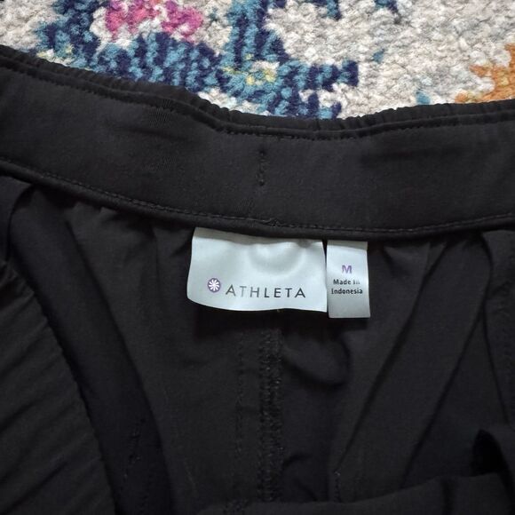 Athleta Black Beachside Shortie Quick Dry Shorts Size Medium - Picture 2 of 6
